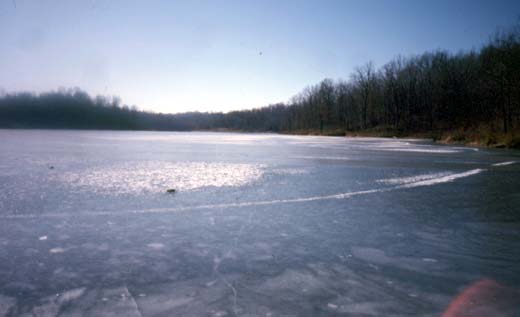 frozen lake