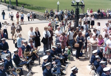 165.jpg--military band, onlookers