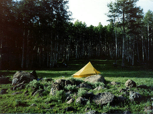 lake campsite