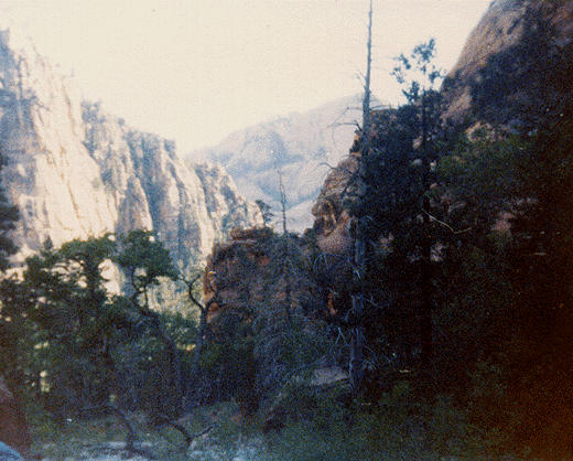 eastern end of Zion